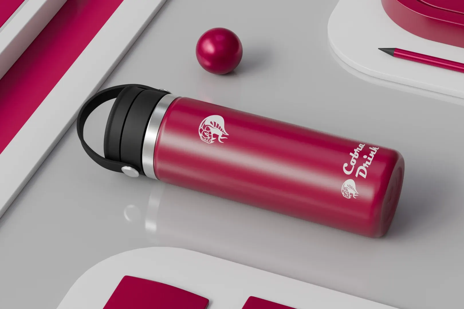 Kadr z animacji produktowej Cobra Drink